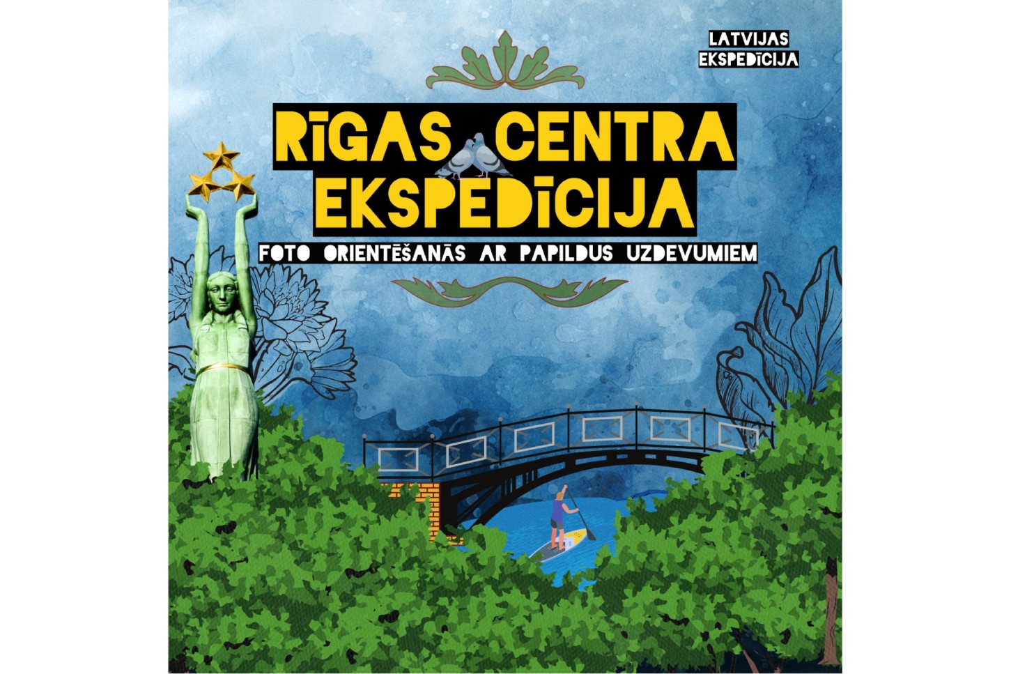 Игра с фото ориентированием - экспедиция по центру Риги