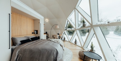 Отдых в панорамном шатре