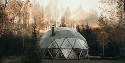 Отдых в панорамном шатре