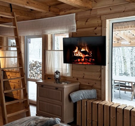 Brīvdienas dabas parkā Viesu Sētā "Locu Sala" (ziemas sezona)