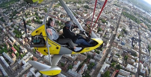 Полет на дельтаплане над Ригой + ФОТО (15 мин.)