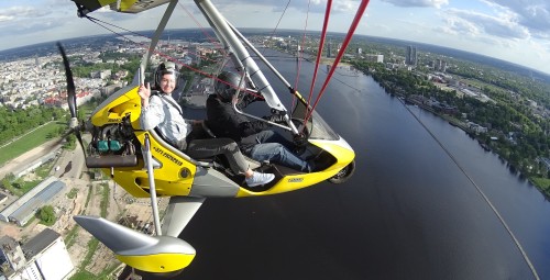 Полет на дельтаплане над Ригой + ФОТО (15 мин.)