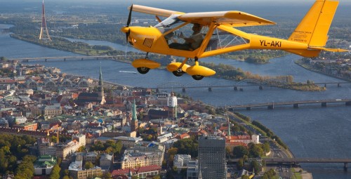 Полет на самолете А-22 над Ригой (30 мин.)