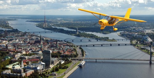 Полет на самолете А-22 над Ригой (30 мин.)