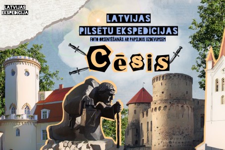 Foto orientēšanās spēle – Cēsu ekspedīcija