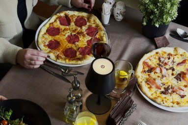 Itāļu vakariņas ar vīnu un desertu diviem – Da Roberta Rīgā