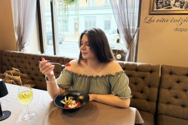 Itāļu vakariņas ar vīnu un desertu diviem – Da Roberta Rīgā