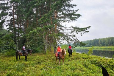 Zirgu izjāde Daugavas lokos – Latgales miers diviem (5km)