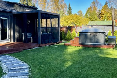 Dienas atpūta Pierīgā: malkas pirtiņa un kubls kompānijai