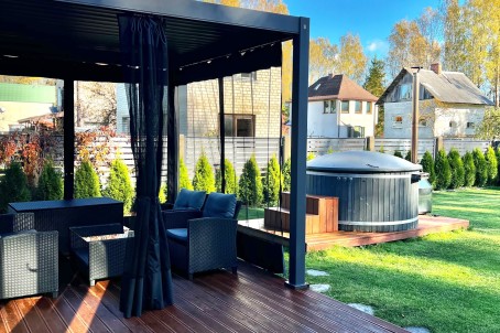 Dienas atpūta Pierīgā: malkas pirtiņa un kubls kompānijai