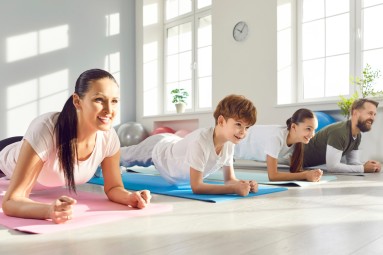 Семейный физио-стретчинг для здоровой спины – до 5 чел.