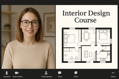 Курс дизайна интерьера для начинающих (1 месяц)