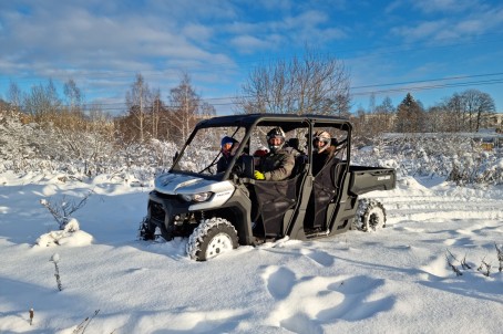 Īsts bezceļu azarts: brauciens ar bagiju – 2 st., 1-6 pers.