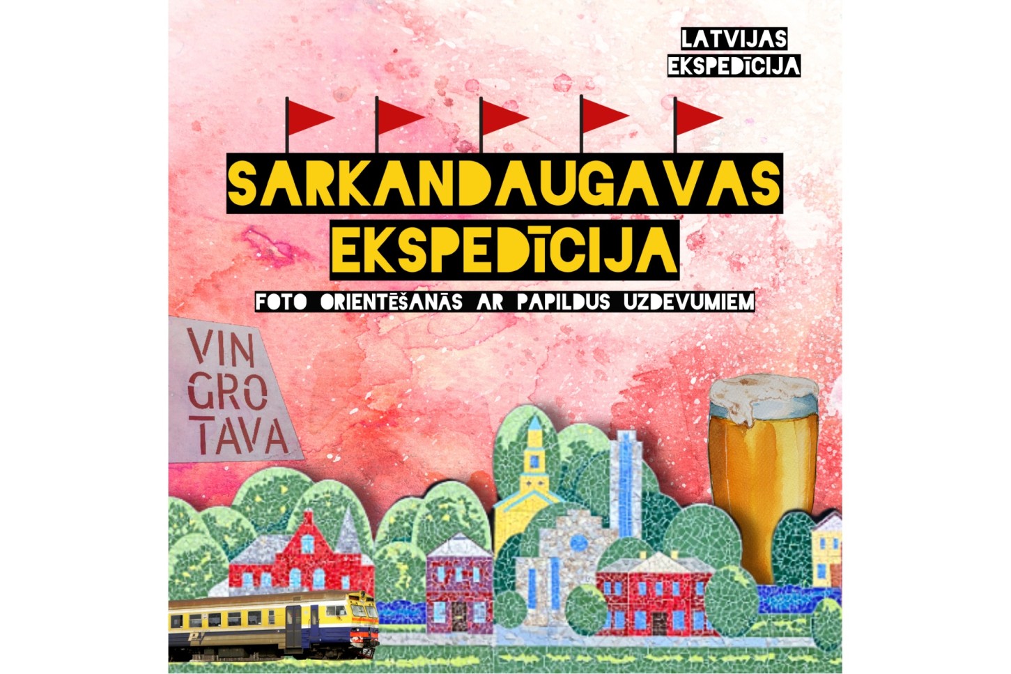 Foto orientēšanās spēle - Sarkandaugavas ekspedīcija